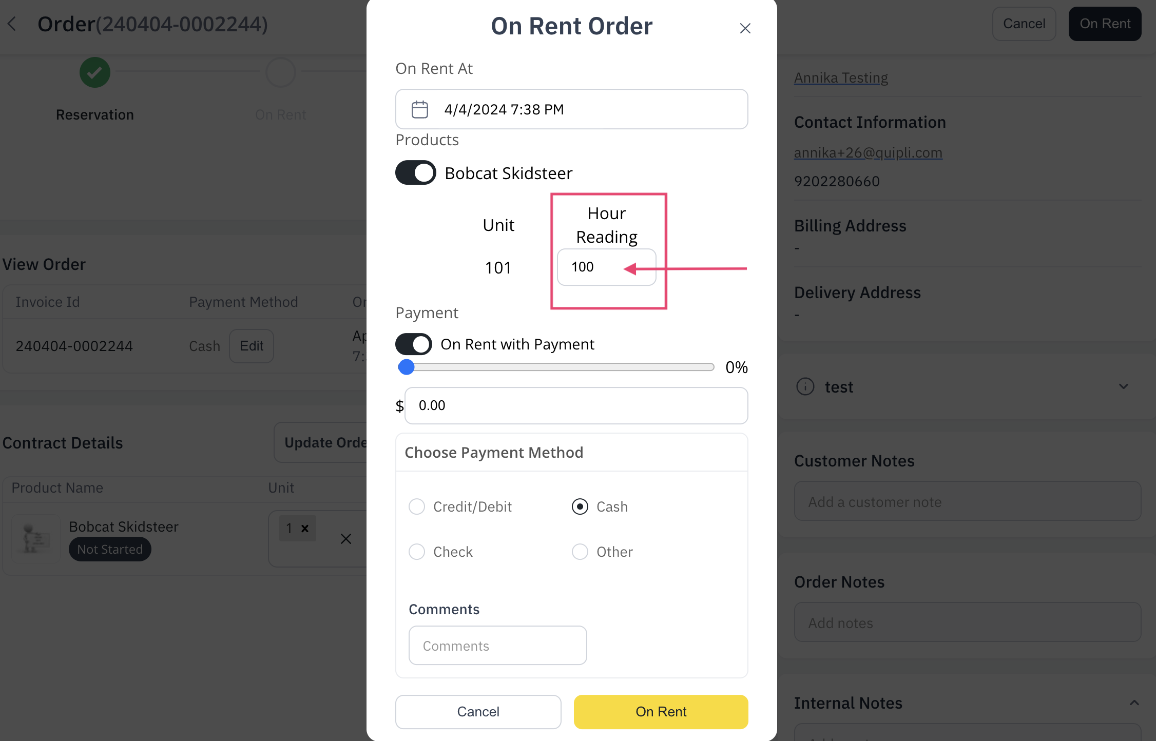 How to Set Up Overage Charges Based on Machine Hours Used Quipli
